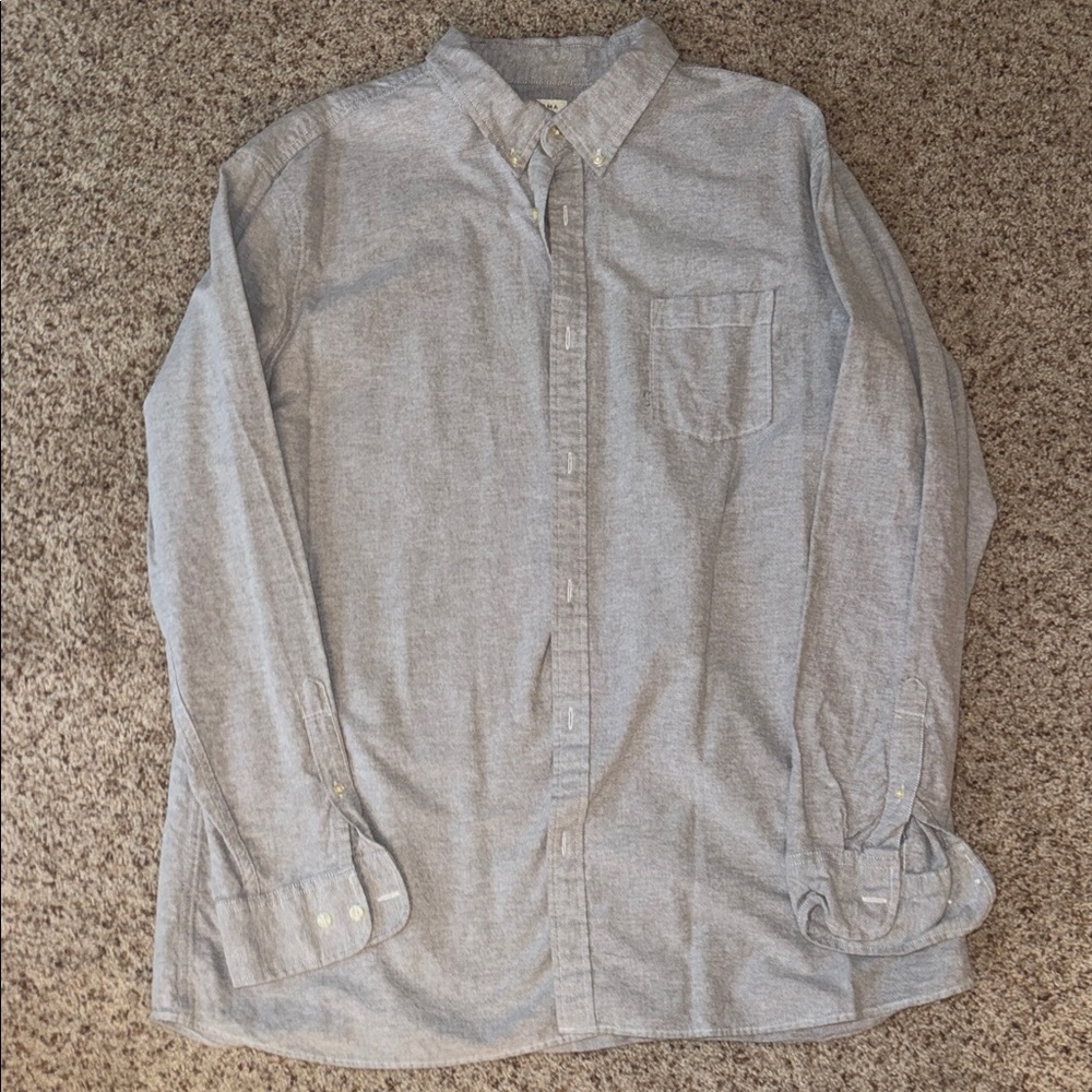 Sonoma Gray Casual Button Down Shirt